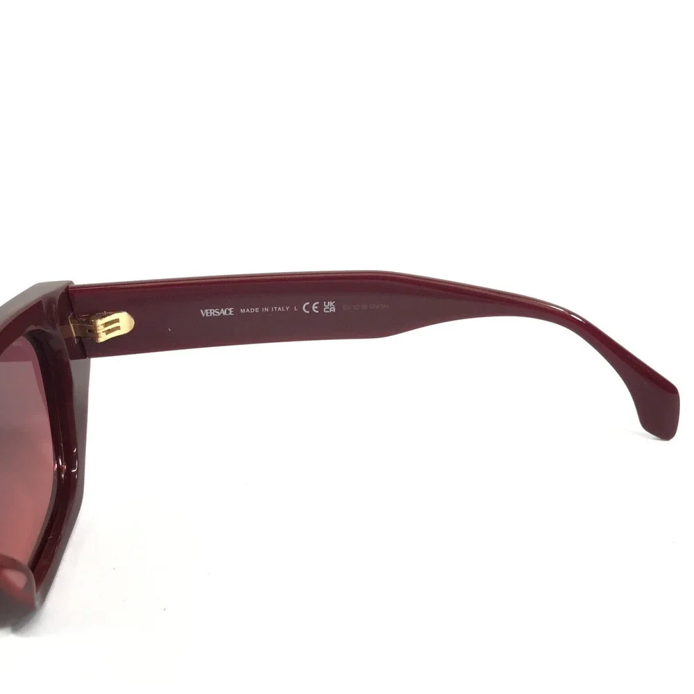 Versace Sunglasses MOD.4488-U 5515/20 Bordeaux Cat Eye with Gradient Red Lenses